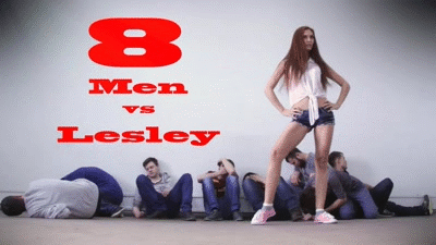 Lesley vs 8 men